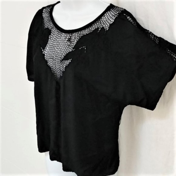 Satyuga Tops - Vintage 90s Cutwork Top Satyuga Hawaii USA S